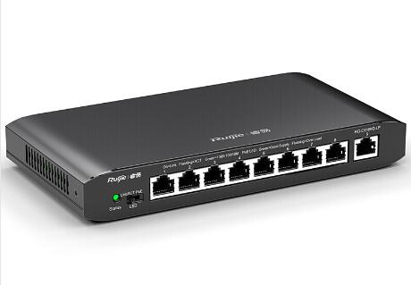 銳捷（Ruijie） RG-ES126G-P 24個10/100/1000M電口（PoE/PoE+），2個千兆光口，非網管型PoE交換機 (圖1)