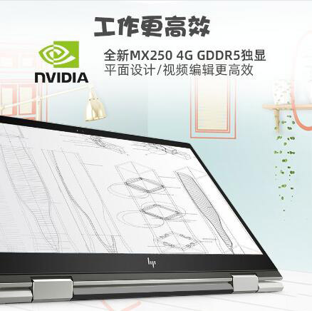 惠普/HP Envy X360 15 15.6英寸輕薄翻轉(zhuǎn)觸控筆記本電腦(i7-10510U/8G/1TB/4G獨(dú)顯）含觸控筆 (圖4)
