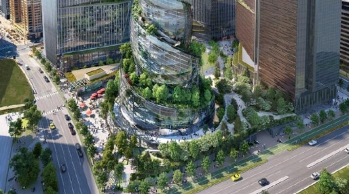 亞馬遜第二個總部螺旋塔樓獲批，預計 2025 年完成建設